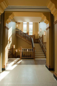 Image of north quad stairwell
